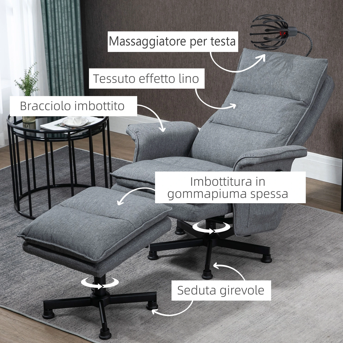Poltrona Massaggiante 11 Zone